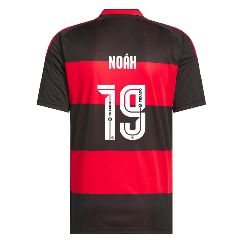 Danxen Kinder Noáh Gerlach Riger Silva #19 Rot Schwarz Weiß Heimtrikot Trikot 2026/27 T-Shirt Schweiz