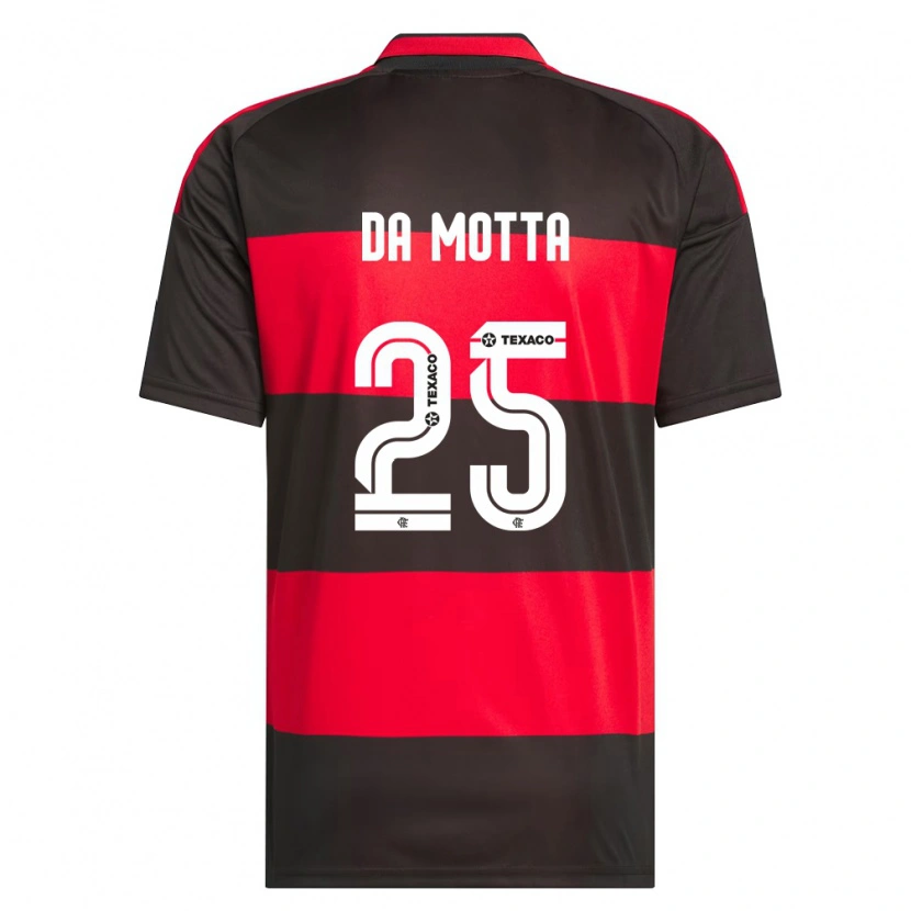 Danxen Kinder Piris Da Motta #25 Rot Schwarz Weiß Heimtrikot Trikot 2026/27 T-Shirt Schweiz