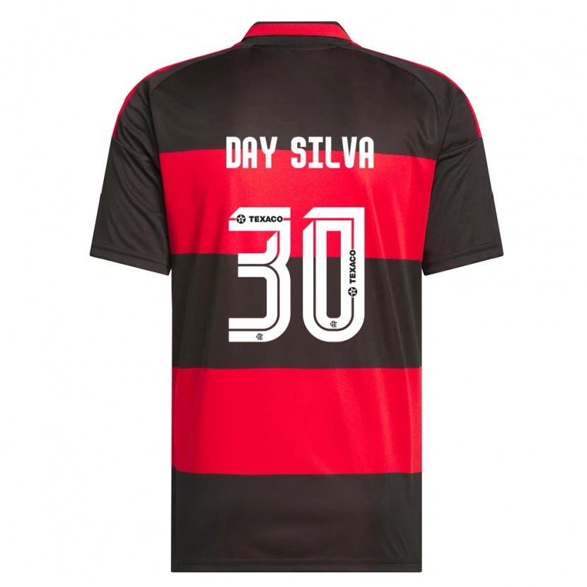 Danxen Kinder Day Silva #30 Rot Schwarz Weiß Heimtrikot Trikot 2026/27 T-Shirt Schweiz