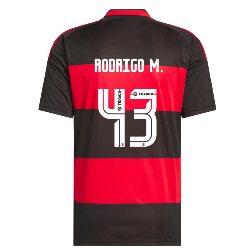 Danxen Kinder Rodrigo Muniz #43 Rot Schwarz Weiß Heimtrikot Trikot 2026/27 T-Shirt Schweiz