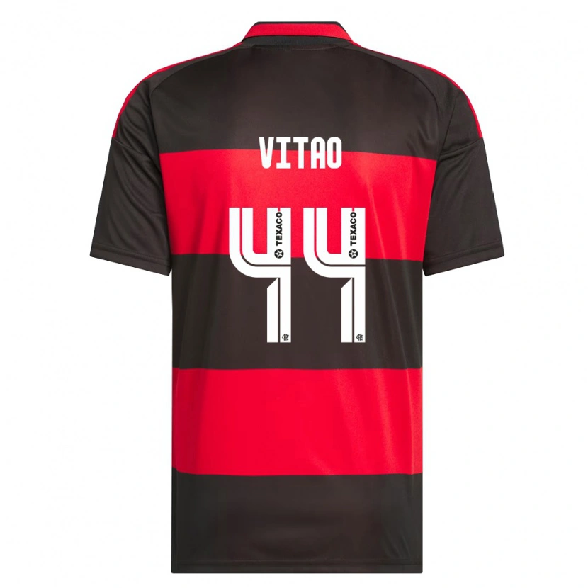 Danxen Kinder Vitor Eduardo Da Silva Matos #44 Rot Schwarz Weiß Heimtrikot Trikot 2026/27 T-Shirt Schweiz