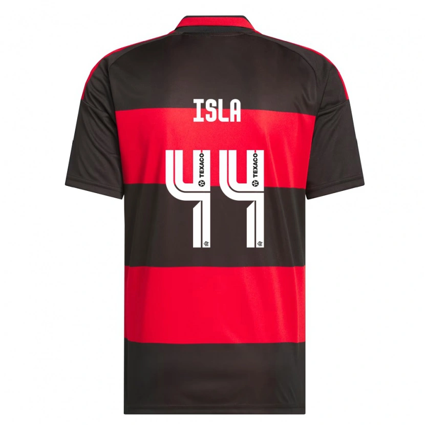 Danxen Kinder Mauricio Isla #44 Rot Schwarz Weiß Heimtrikot Trikot 2026/27 T-Shirt Schweiz