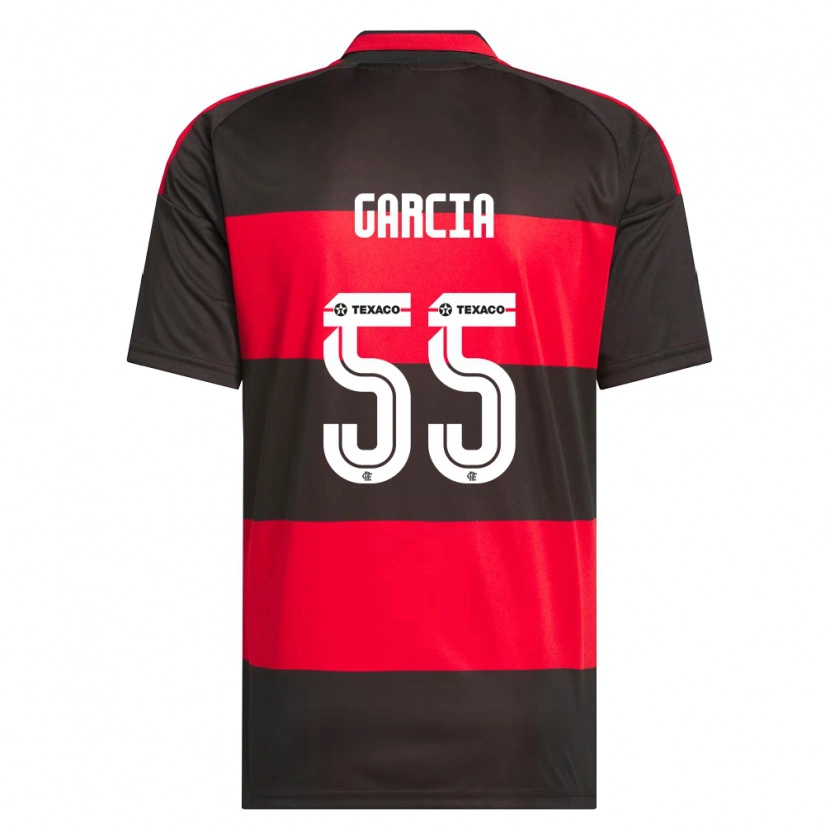 Danxen Kinder Caio Garcia #55 Rot Schwarz Weiß Heimtrikot Trikot 2026/27 T-Shirt Schweiz