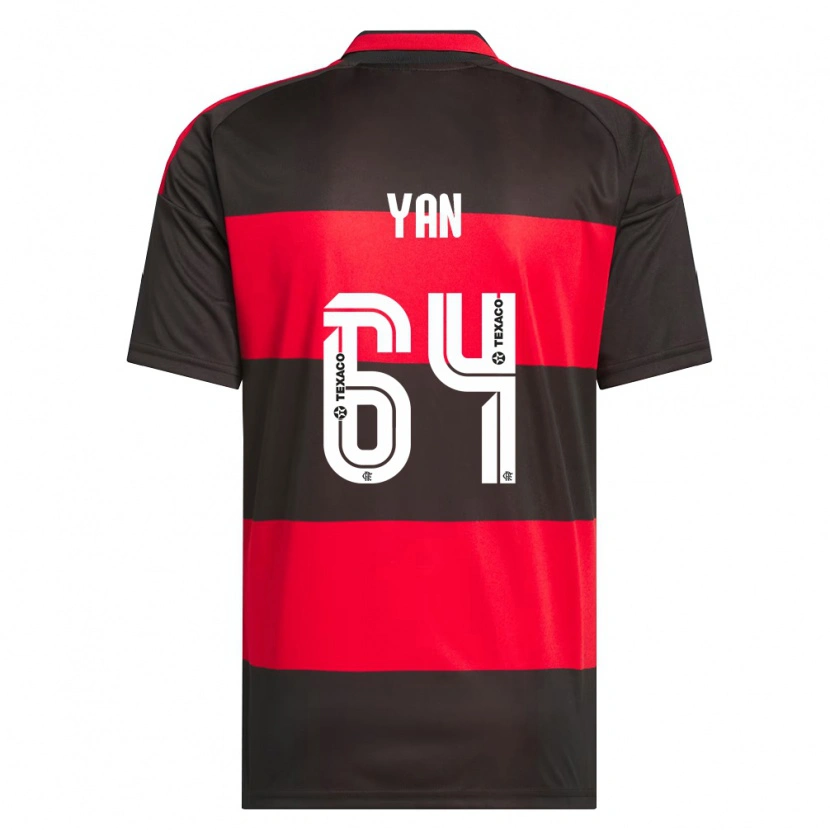 Danxen Kinder Wallace Yan #64 Rot Schwarz Weiß Heimtrikot Trikot 2026/27 T-Shirt Schweiz