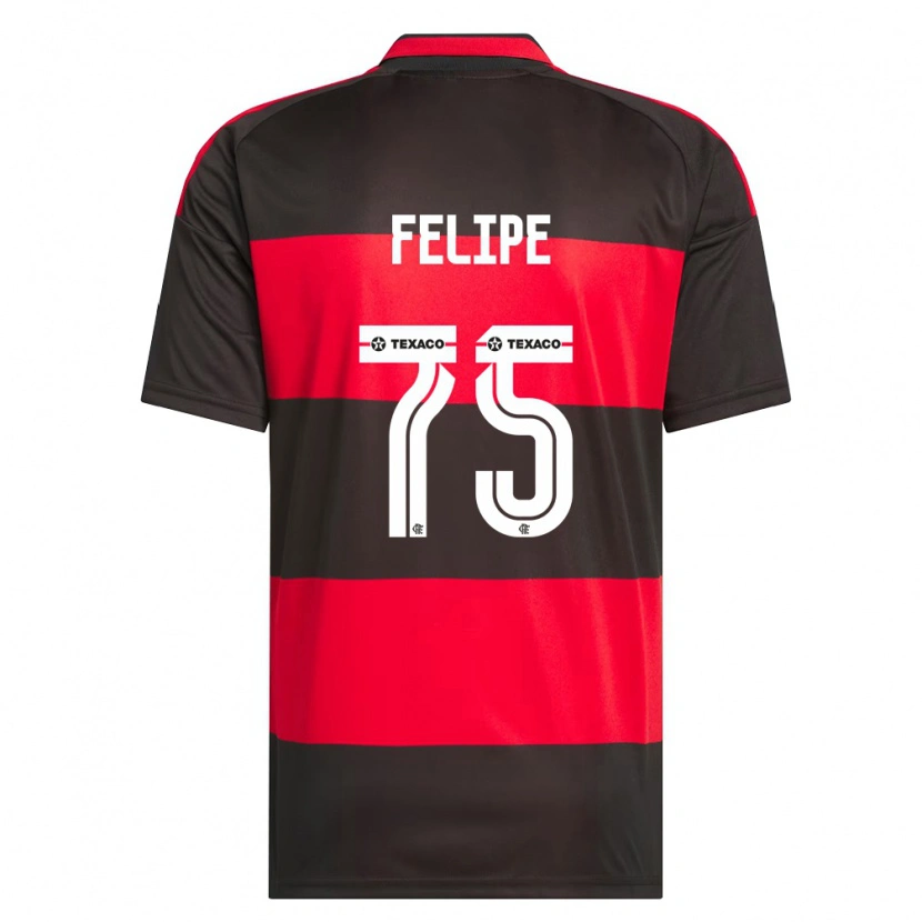 Danxen Kinder Luiz Felipe #75 Rot Schwarz Weiß Heimtrikot Trikot 2026/27 T-Shirt Schweiz