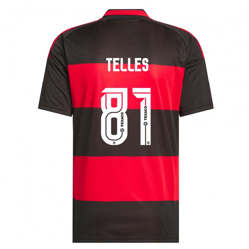 Danxen Kinder Douglas Telles #81 Rot Schwarz Weiß Heimtrikot Trikot 2026/27 T-Shirt Schweiz