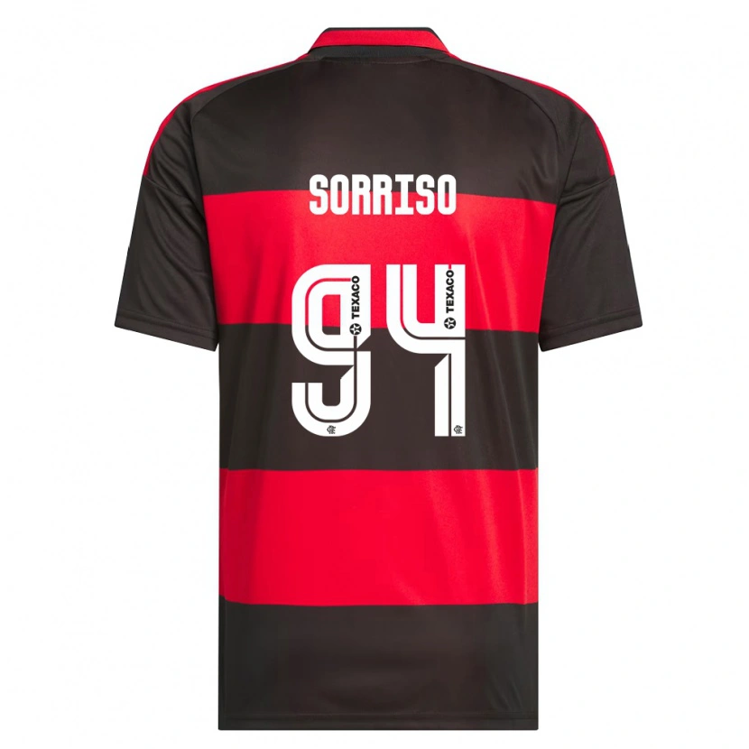 Danxen Kinder Sorriso #94 Rot Schwarz Weiß Heimtrikot Trikot 2026/27 T-Shirt Schweiz