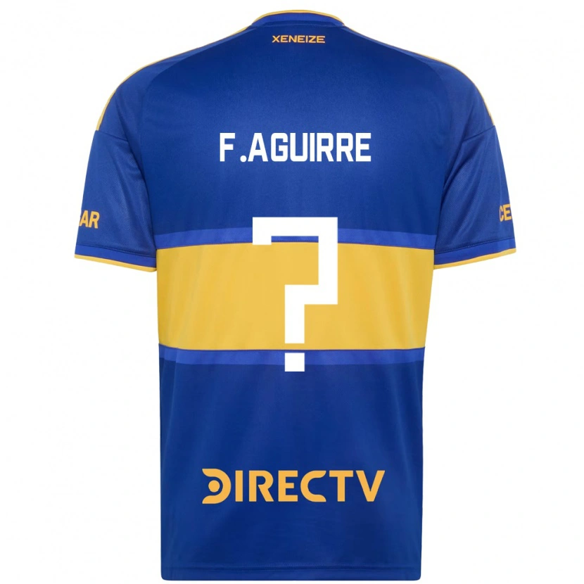 Danxen Kinder Federico Aguirre #0 Königsblau Gelb Heimtrikot Trikot 2026/27 T-Shirt Schweiz