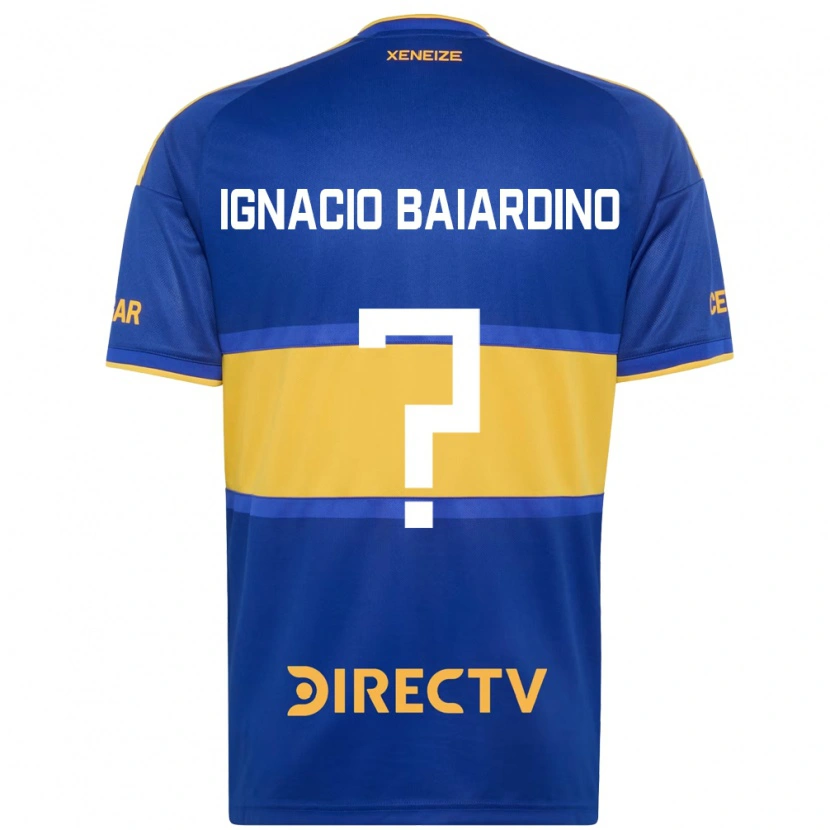 Danxen Kinder Juan Ignacio Baiardino #0 Königsblau Gelb Heimtrikot Trikot 2026/27 T-Shirt Schweiz