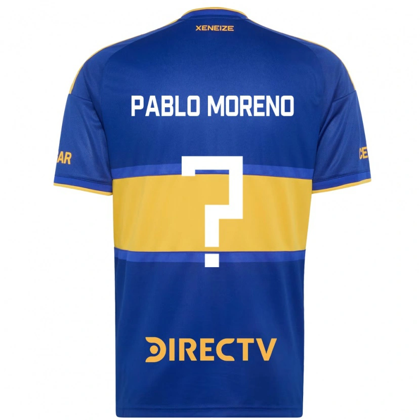 Danxen Kinder Juan Pablo Moreno #0 Königsblau Gelb Heimtrikot Trikot 2026/27 T-Shirt Schweiz