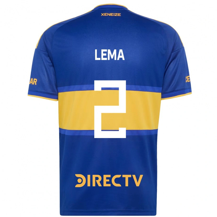 Danxen Kinder Cristian Lema #2 Königsblau Gelb Heimtrikot Trikot 2026/27 T-Shirt Schweiz