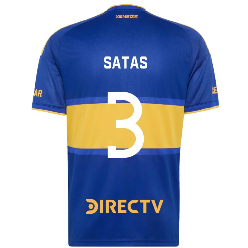 Danxen Kinder Matías Satas #3 Königsblau Gelb Heimtrikot Trikot 2026/27 T-Shirt Schweiz