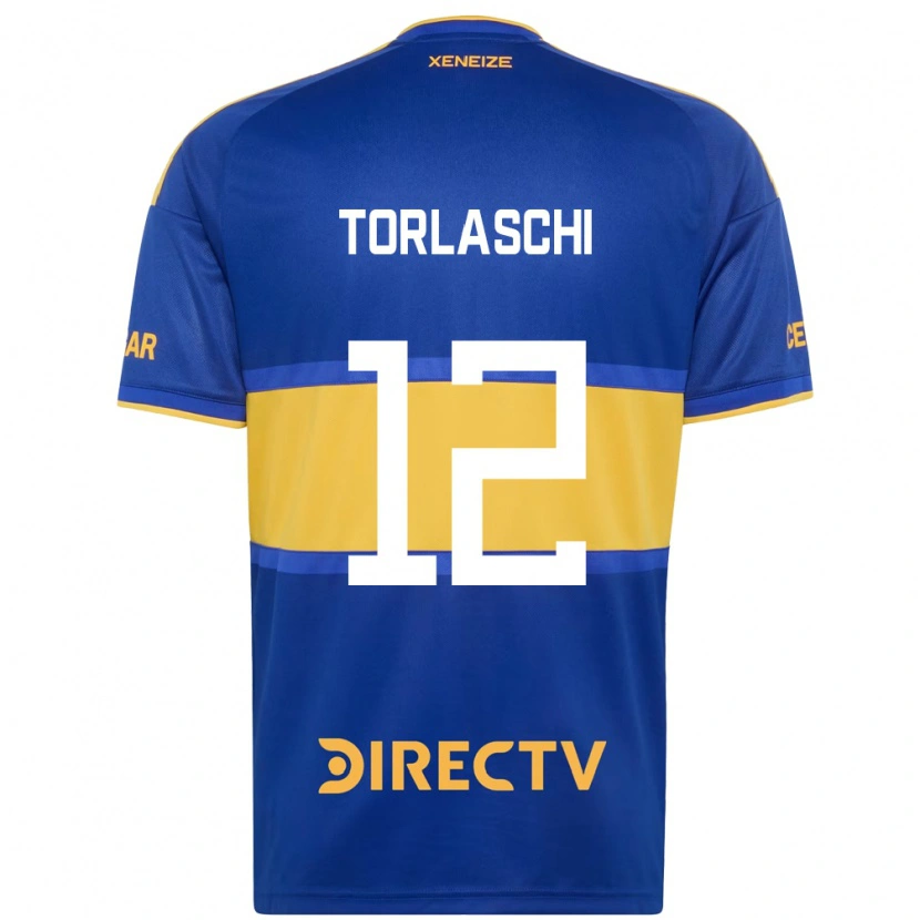 Danxen Kinder Lucas Torlaschi #12 Königsblau Gelb Heimtrikot Trikot 2026/27 T-Shirt Schweiz