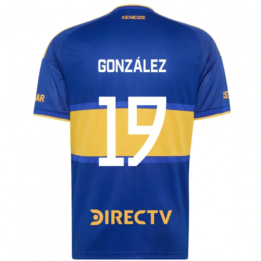 Danxen Kinder Ezequiel González #19 Königsblau Gelb Heimtrikot Trikot 2026/27 T-Shirt Schweiz