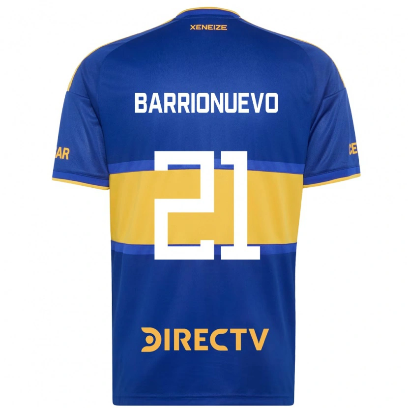 Danxen Kinder Emiliano Barrionuevo #21 Königsblau Gelb Heimtrikot Trikot 2026/27 T-Shirt Schweiz