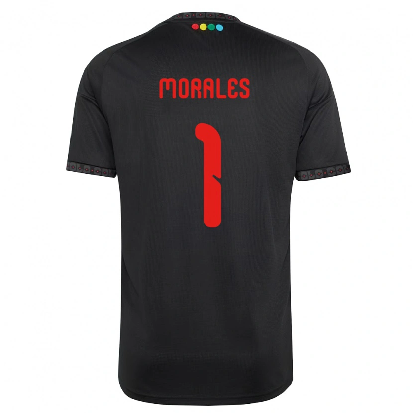 Danxen Kinder Benjamin Morales #1 Schwarz Rot Auswärtstrikot Trikot 2026/27 T-Shirt Schweiz