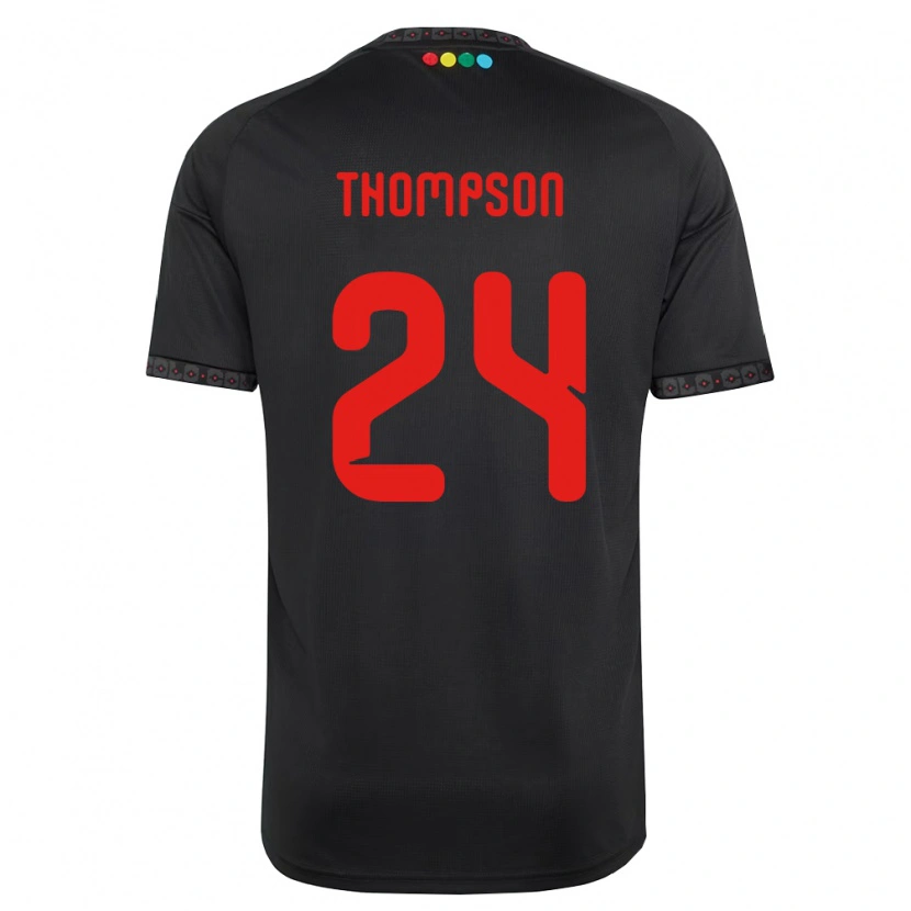 Danxen Kinder Jordhy Thompson #24 Schwarz Rot Auswärtstrikot Trikot 2026/27 T-Shirt Schweiz