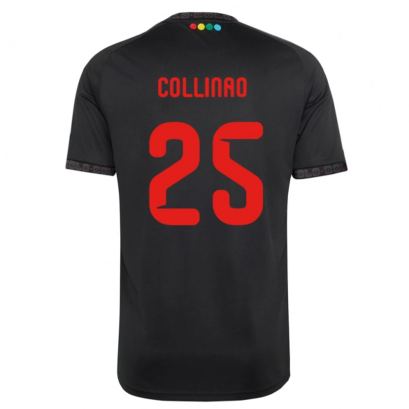 Danxen Kinder Margarita Collinao #25 Schwarz Rot Auswärtstrikot Trikot 2026/27 T-Shirt Schweiz