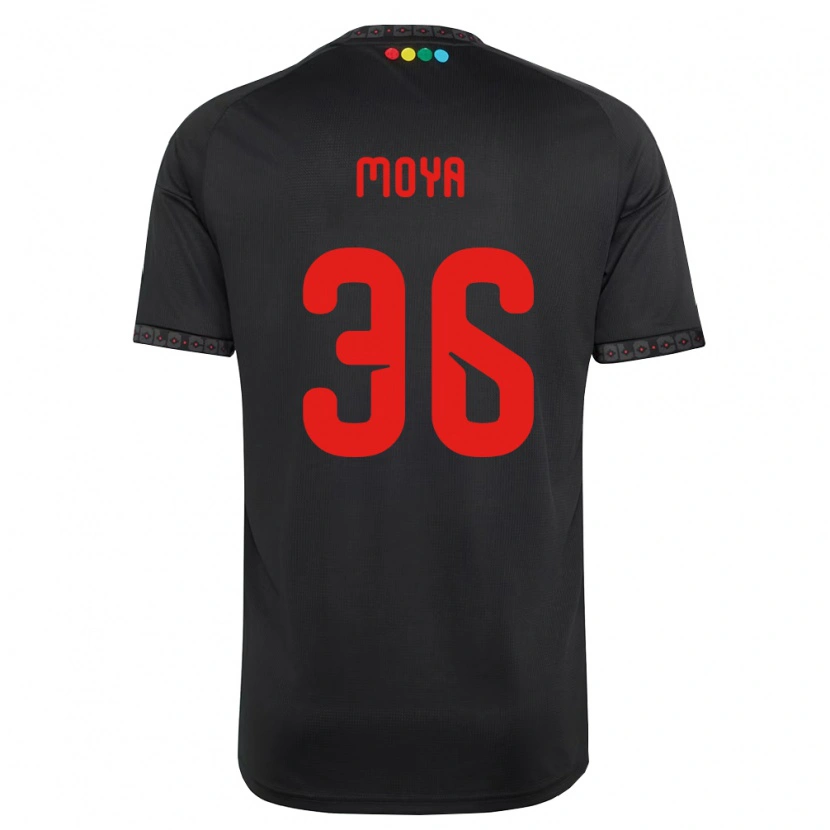 Danxen Kinder Matías Moya G. #36 Schwarz Rot Auswärtstrikot Trikot 2026/27 T-Shirt Schweiz