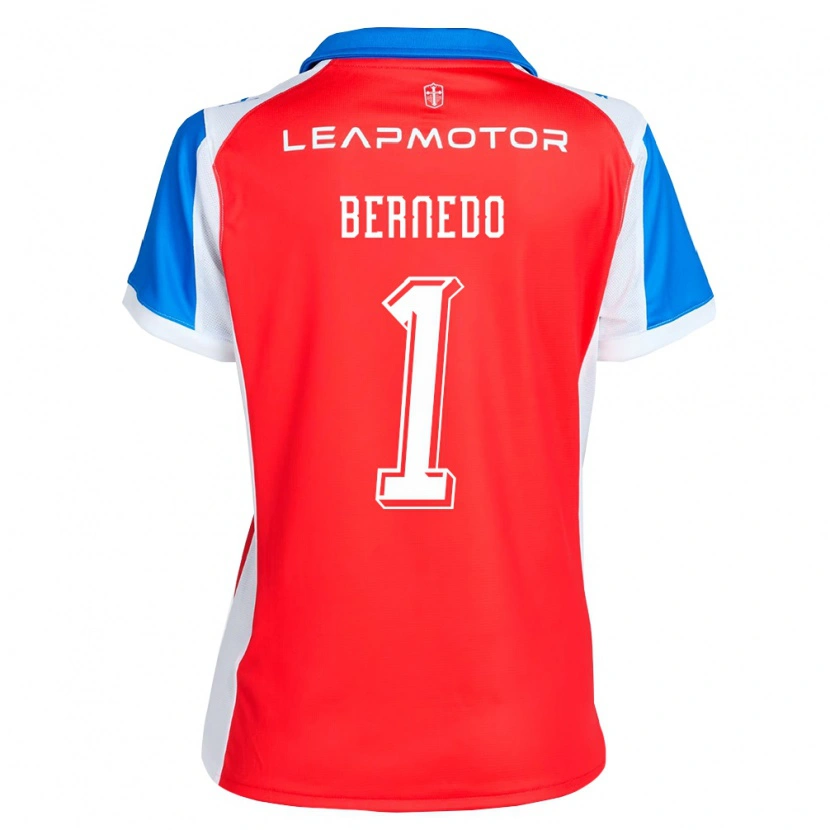 Danxen Kinder Vicente Bernedo #1 Rot Blau Auswärtstrikot Trikot 2026/27 T-Shirt Schweiz