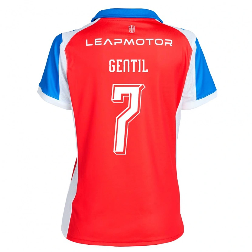 Danxen Kinder Jader Gentil #7 Rot Blau Auswärtstrikot Trikot 2026/27 T-Shirt Schweiz