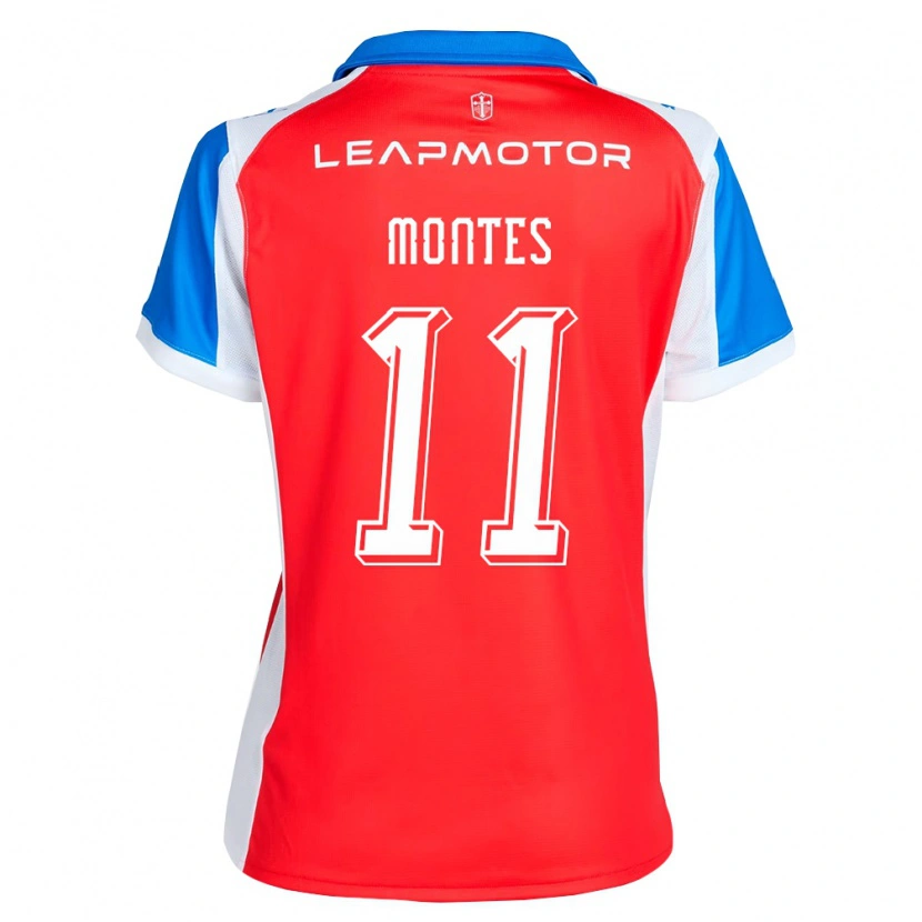 Danxen Kinder Clemente Montes #11 Rot Blau Auswärtstrikot Trikot 2026/27 T-Shirt Schweiz