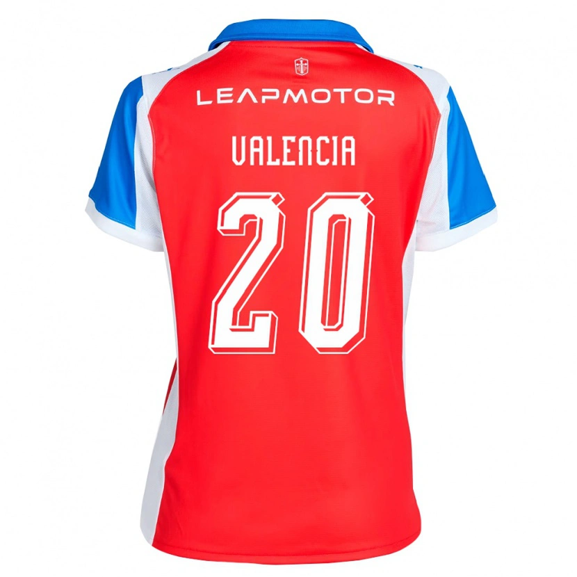 Danxen Kinder Jhojan Valencia #20 Rot Blau Auswärtstrikot Trikot 2026/27 T-Shirt Schweiz