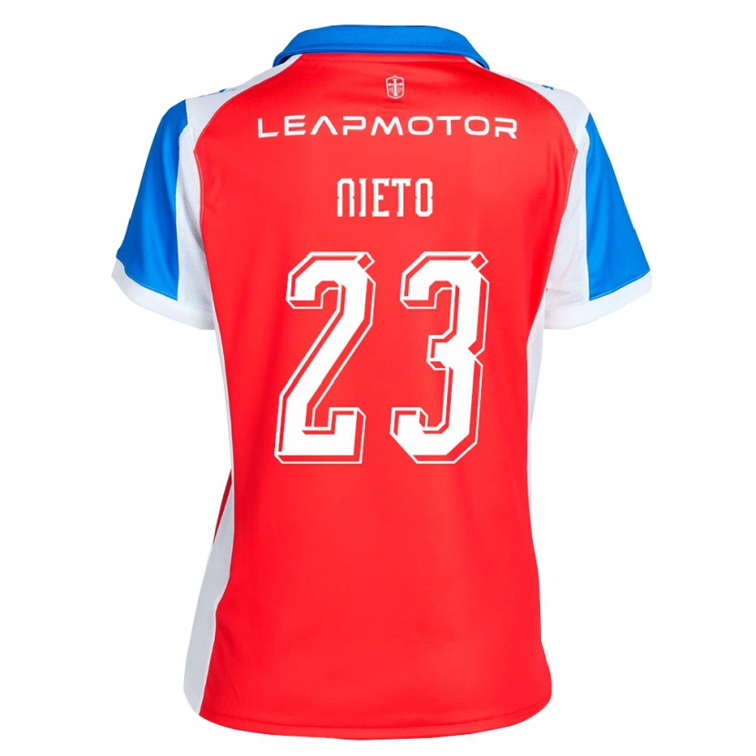 Danxen Kinder Byron Nieto #23 Rot Blau Auswärtstrikot Trikot 2026/27 T-Shirt Schweiz