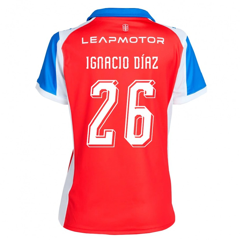 Danxen Kinder Juan Ignacio Díaz #26 Rot Blau Auswärtstrikot Trikot 2026/27 T-Shirt Schweiz