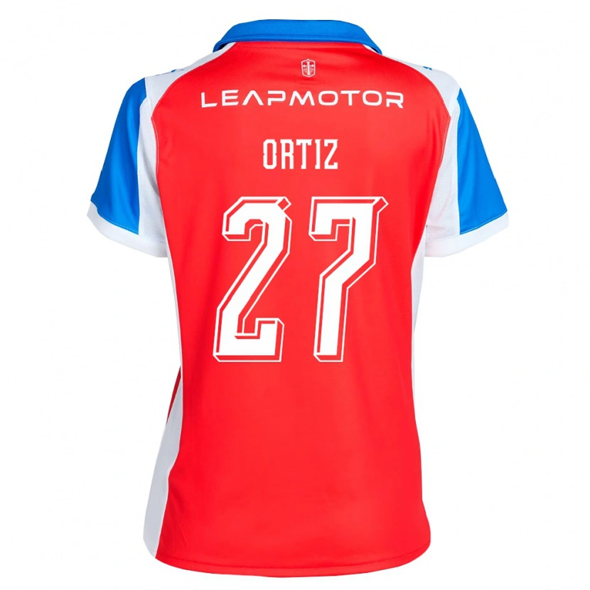 Danxen Kinder Jorge Ortiz #27 Rot Blau Auswärtstrikot Trikot 2026/27 T-Shirt Schweiz