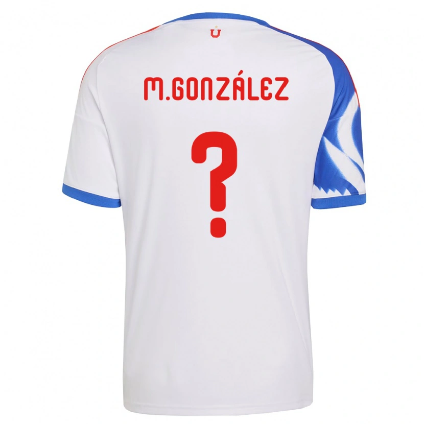 Danxen Kinder Matías González #0 Weiß Marineblau Auswärtstrikot Trikot 2026/27 T-Shirt Schweiz