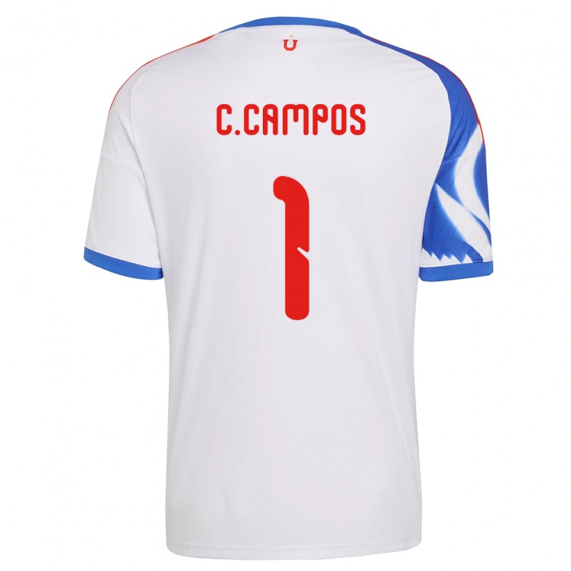 Danxen Kinder Cristóbal Campos #1 Weiß Marineblau Auswärtstrikot Trikot 2026/27 T-Shirt Schweiz