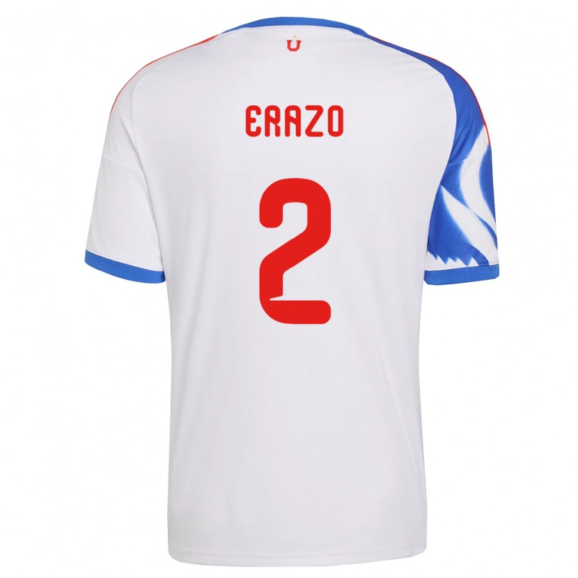 Danxen Kinder Dylan Erazo #2 Weiß Marineblau Auswärtstrikot Trikot 2026/27 T-Shirt Schweiz
