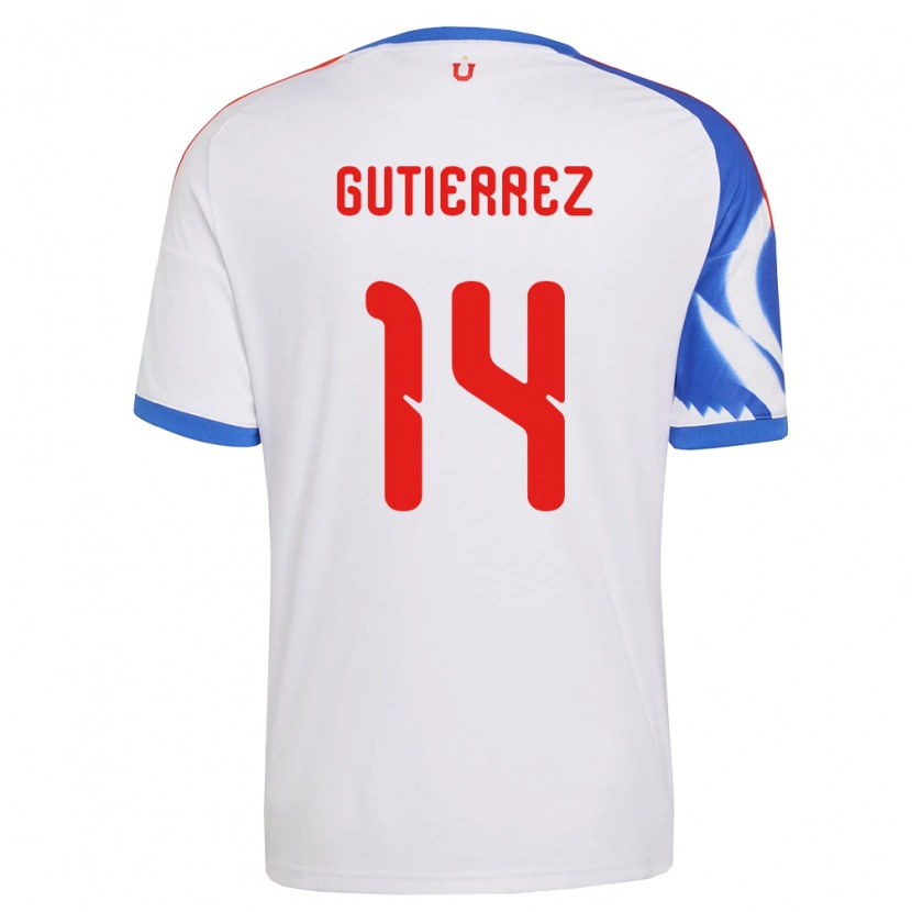 Danxen Kinder Ana Gutiérrez #14 Weiß Marineblau Auswärtstrikot Trikot 2026/27 T-Shirt Schweiz