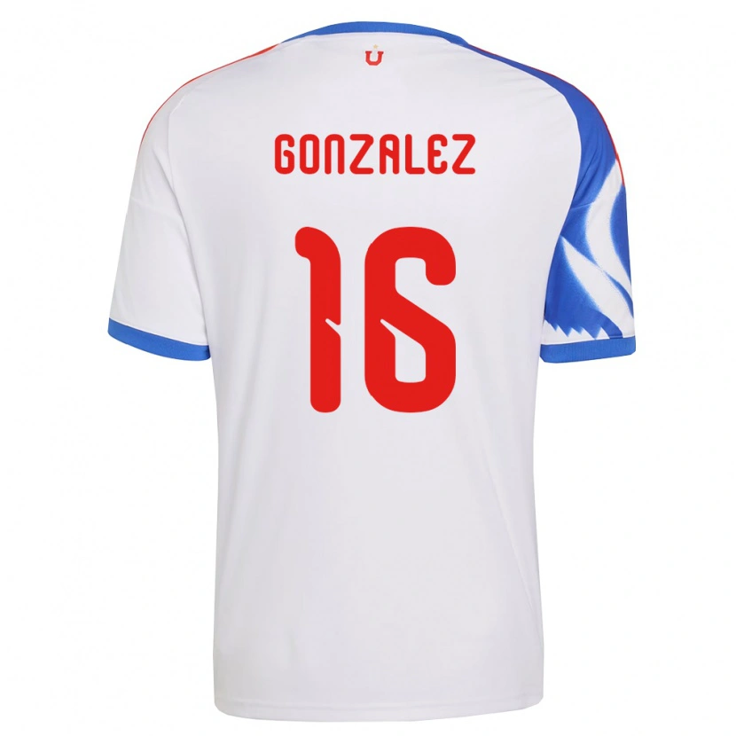Danxen Kinder Monserratt González #16 Weiß Marineblau Auswärtstrikot Trikot 2026/27 T-Shirt Schweiz