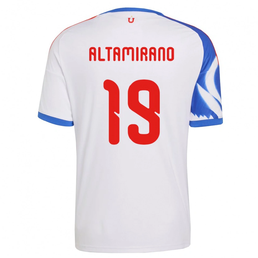 Danxen Kinder Javier Altamirano #19 Weiß Marineblau Auswärtstrikot Trikot 2026/27 T-Shirt Schweiz