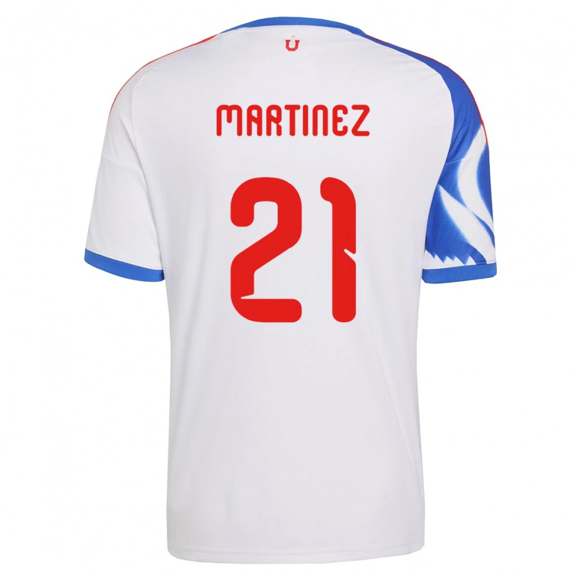 Danxen Kinder Maria Martínez #21 Weiß Marineblau Auswärtstrikot Trikot 2026/27 T-Shirt Schweiz