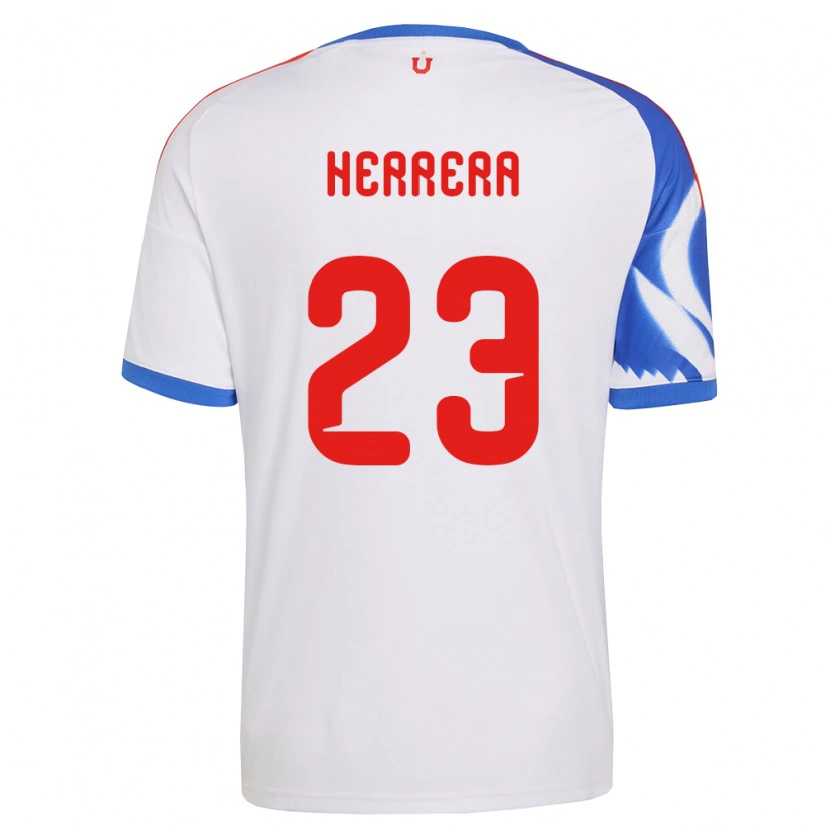 Danxen Kinder Claudia Herrera #23 Weiß Marineblau Auswärtstrikot Trikot 2026/27 T-Shirt Schweiz