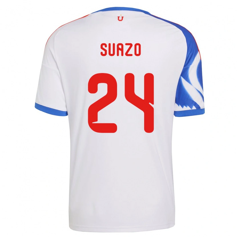 Danxen Kinder Arantza Suazo #24 Weiß Marineblau Auswärtstrikot Trikot 2026/27 T-Shirt Schweiz