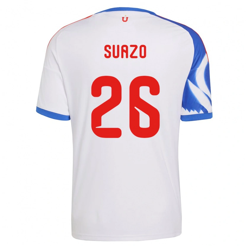 Danxen Kinder Gretzel Suazo #26 Weiß Marineblau Auswärtstrikot Trikot 2026/27 T-Shirt Schweiz