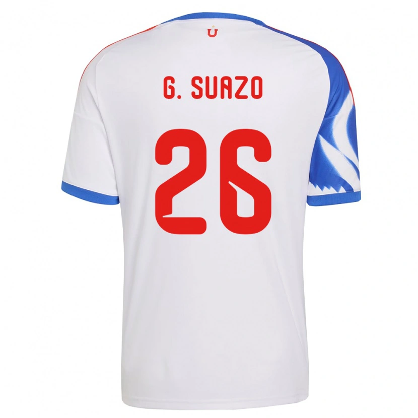 Danxen Kinder Grettel Suazo #26 Weiß Marineblau Auswärtstrikot Trikot 2026/27 T-Shirt Schweiz