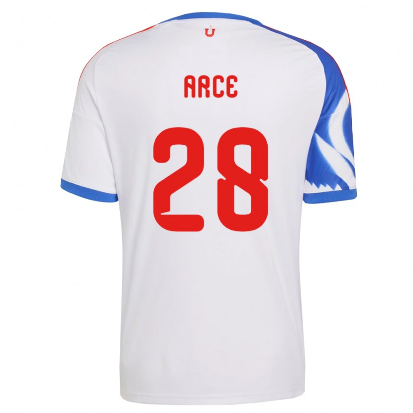 Danxen Kinder Agustín Arce #28 Weiß Marineblau Auswärtstrikot Trikot 2026/27 T-Shirt Schweiz