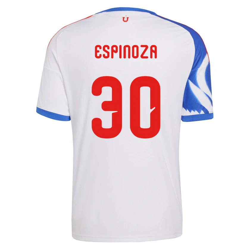 Danxen Kinder Isidora Espinoza #30 Weiß Marineblau Auswärtstrikot Trikot 2026/27 T-Shirt Schweiz