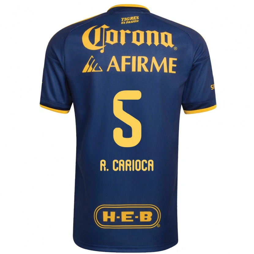Danxen Kinder Rafael Carioca #5 Königsblau Gelb Auswärtstrikot Trikot 2026/27 T-Shirt Schweiz
