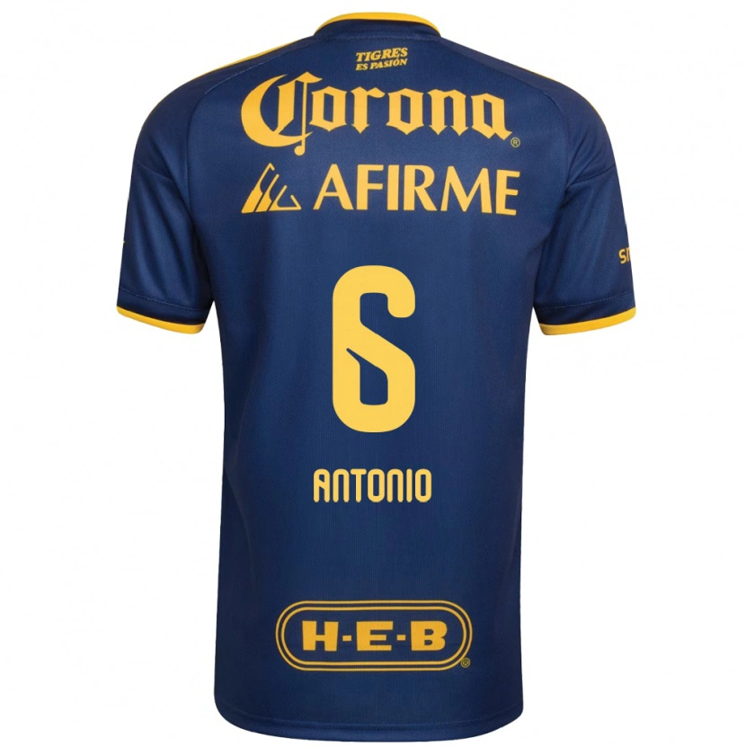 Danxen Kinder Nancy Antonio #6 Königsblau Gelb Auswärtstrikot Trikot 2026/27 T-Shirt Schweiz