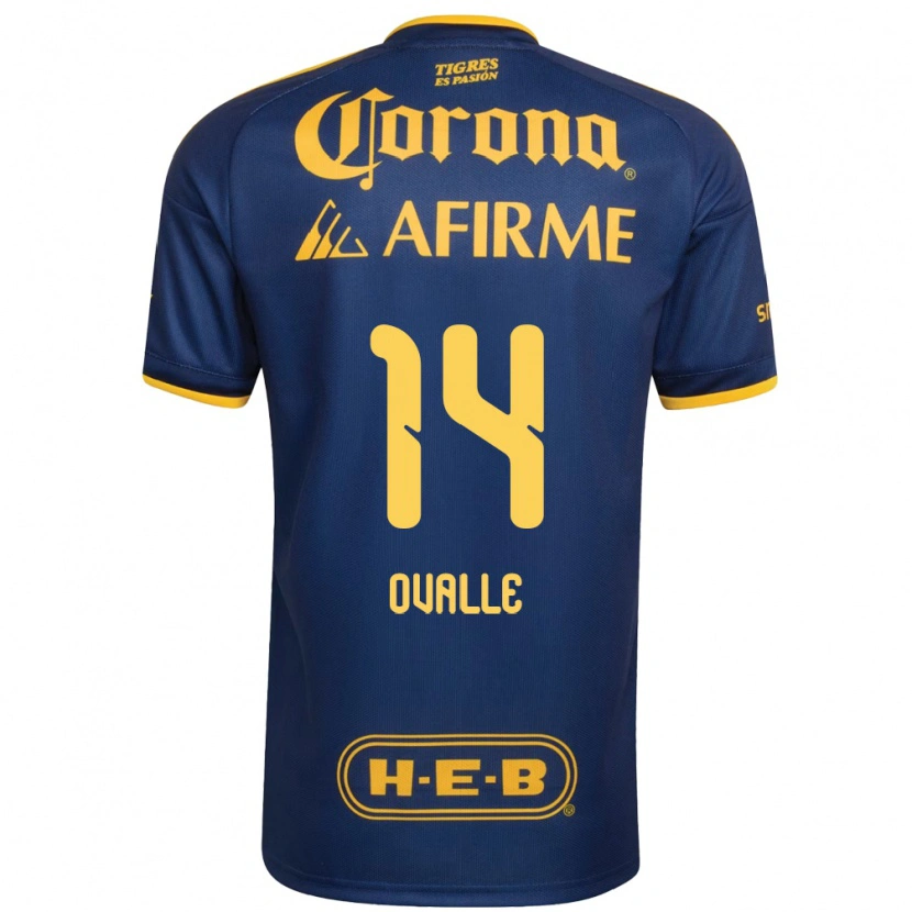 Danxen Kinder Lizbeth Ovalle #14 Königsblau Gelb Auswärtstrikot Trikot 2026/27 T-Shirt Schweiz