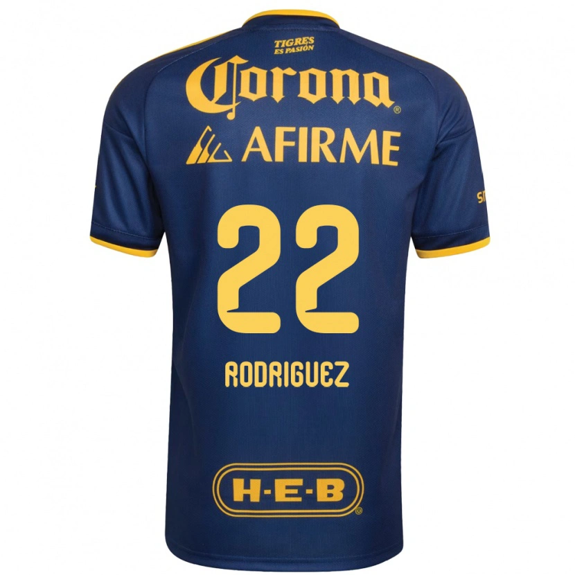 Danxen Kinder Anika Rodriguez #22 Königsblau Gelb Auswärtstrikot Trikot 2026/27 T-Shirt Schweiz