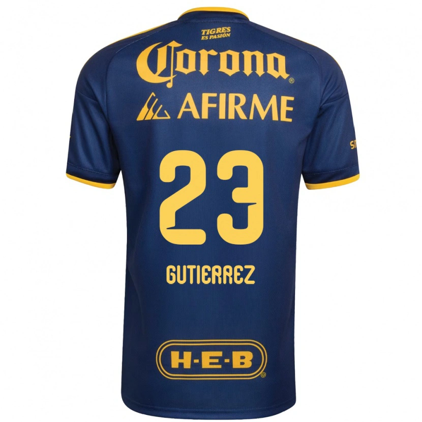 Danxen Kinder Jana Gutierrez #23 Königsblau Gelb Auswärtstrikot Trikot 2026/27 T-Shirt Schweiz