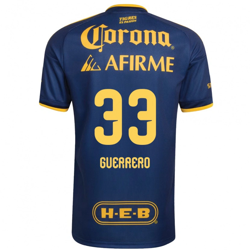 Danxen Kinder Rafael Guerrero #33 Königsblau Gelb Auswärtstrikot Trikot 2026/27 T-Shirt Schweiz