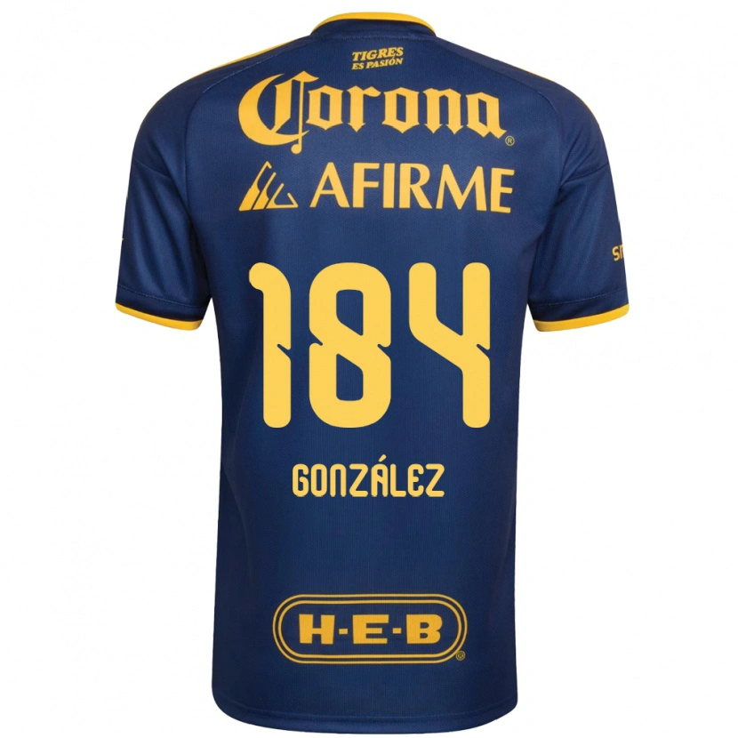 Danxen Kinder Erick González #184 Königsblau Gelb Auswärtstrikot Trikot 2026/27 T-Shirt Schweiz